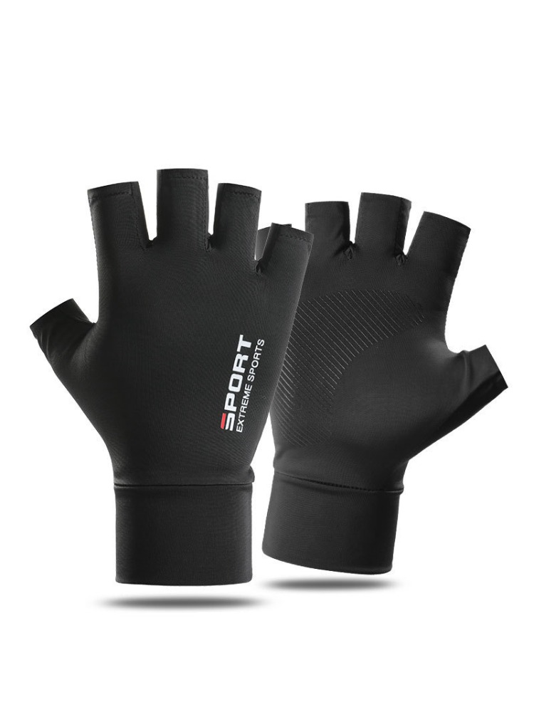 Spearfishing Glove - Summer Half Finger Ice Silk Gloves,