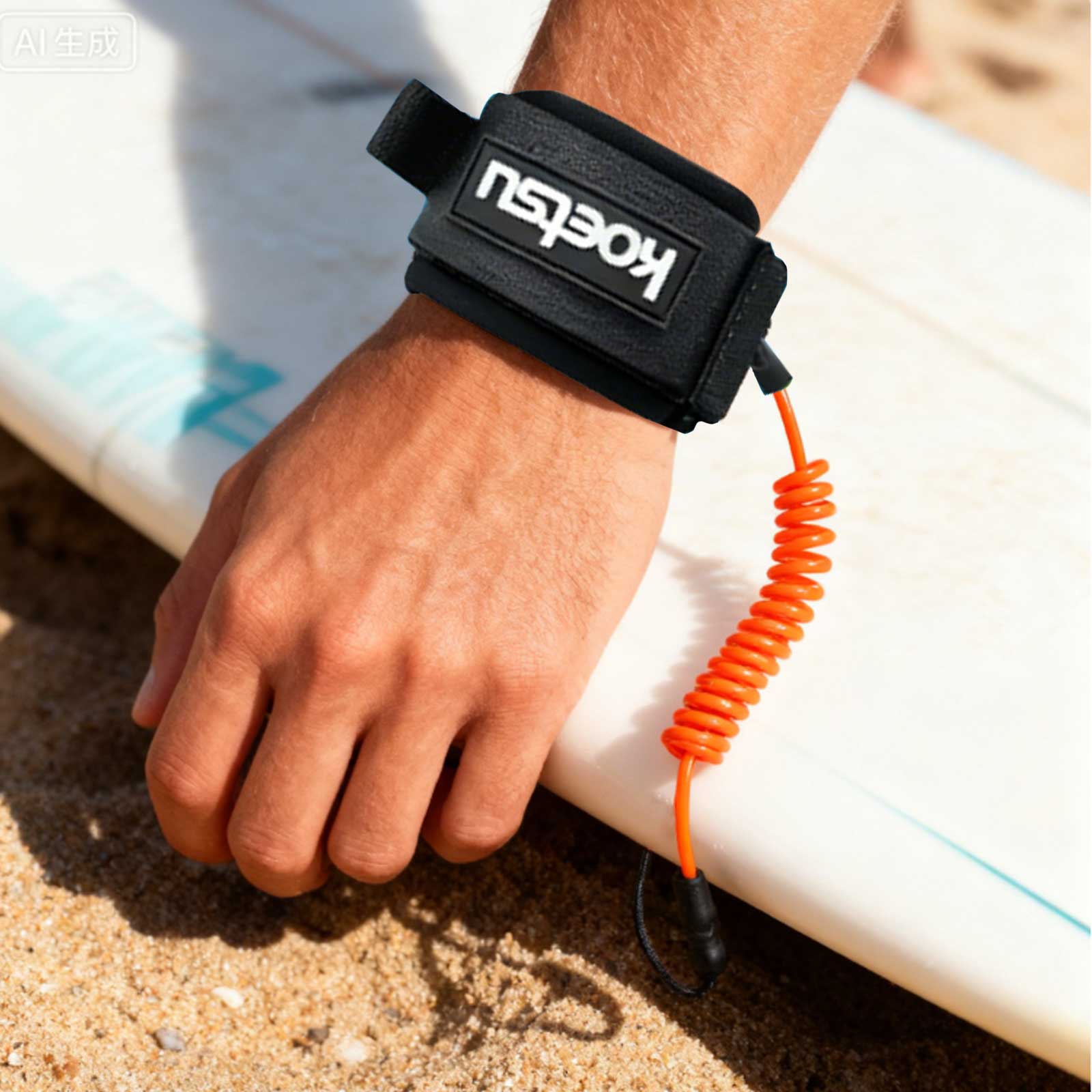 Coiled Bodyboarding Leash TPU  - Stand Up Paddle Leash ulasan dan harga