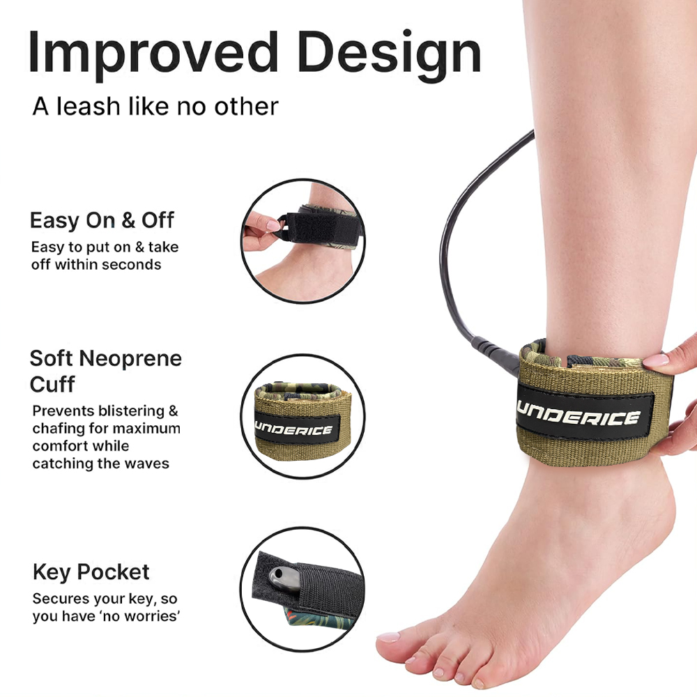 UICE SUP Board Leash Surf Padd - Stand Up Paddle Leash ulasan dan harga