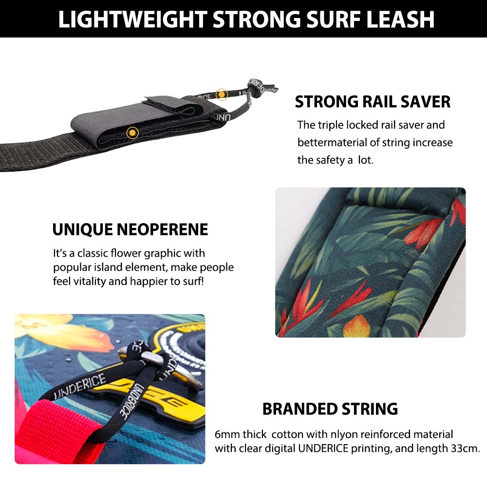 SUP Paddle Leash 7MM 11-10FT S - Stand Up Paddle Leash ulasan dan harga