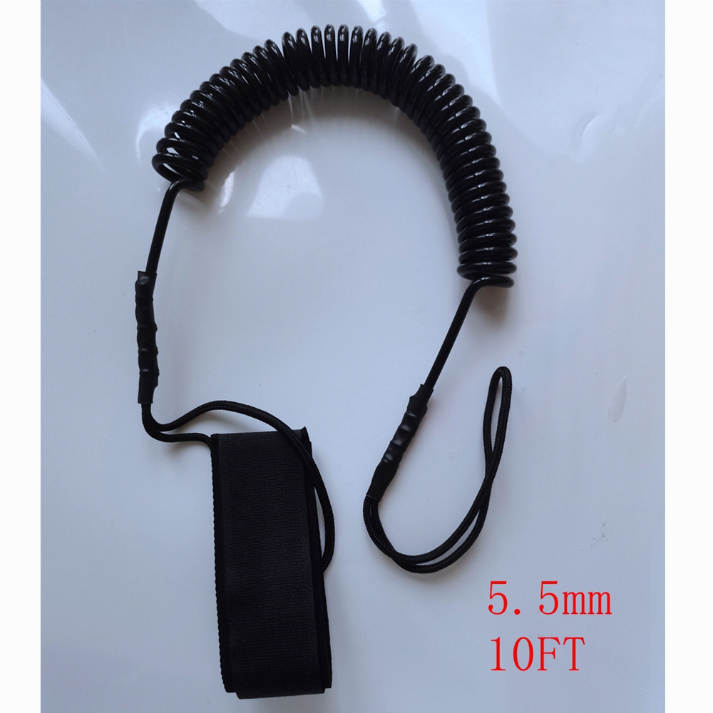 5.5MM 10FT Fiberglass Surfboar - Stand Up Paddle Leash ulasan dan harga