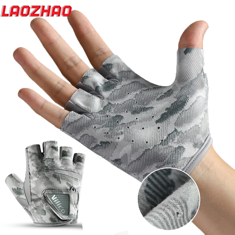 1Pair Fishing Gloves,Fingerles - Spearfishing Glove ulasan dan harga